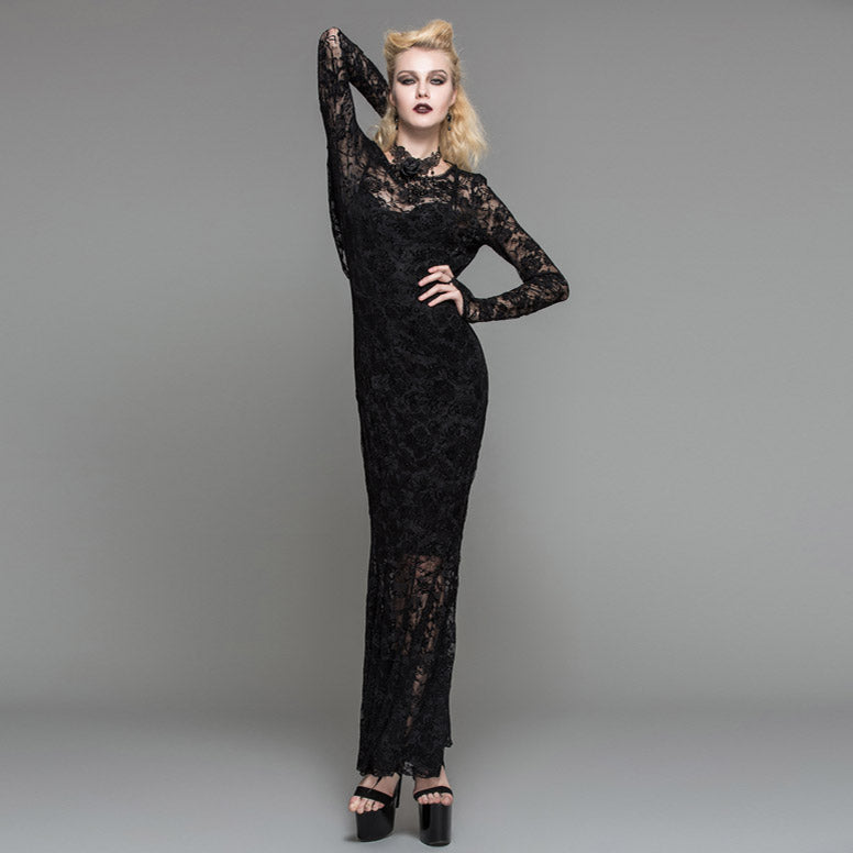 Lace gothic clearance dress