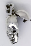925 Sterling Silver Gothic Mini Skull Locket Pendant