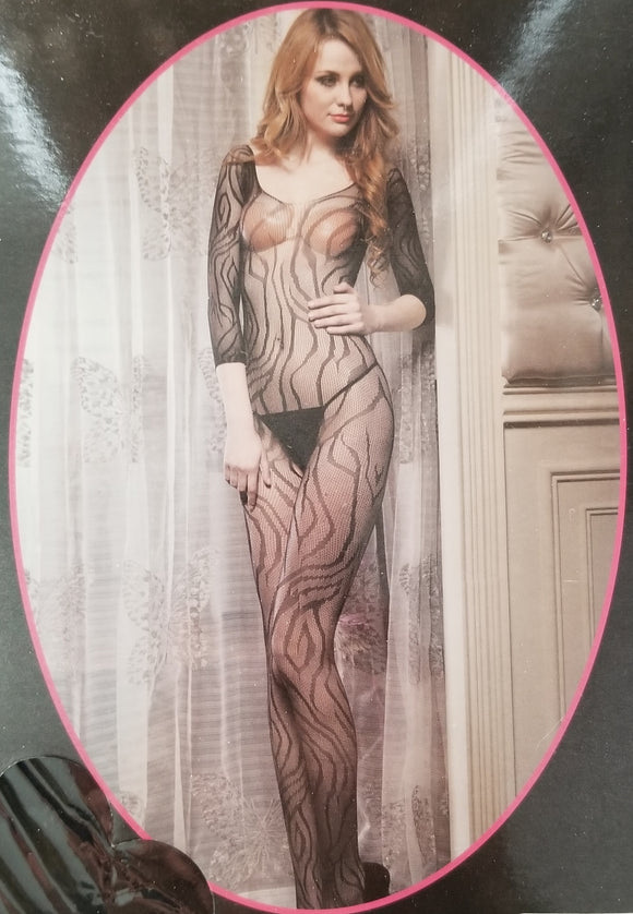 Chemise Patterned Sexy Body Stocking