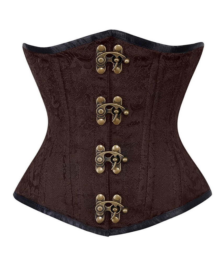 Steel Boned Steampunk Waist Training Corset – Trivium