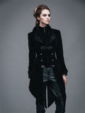 BLACK VINTAGE GOTHIC SWALLOW TAIL JACKET