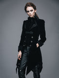 BLACK VINTAGE GOTHIC SWALLOW TAIL JACKET