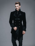 MEN'S BLACK VINTAGE GOTHIC SWALLOW TAIL