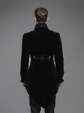 MEN'S BLACK VINTAGE GOTHIC SWALLOW TAIL