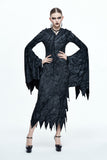 GOTHIC WITCH VAMPIRE HOODED LONG DRESS