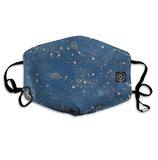 Washable Reusable Fabric Mask Unisex With Pocket-3 & 5 Filters