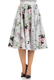 Primrose - Floral Swing Skirt