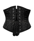 Underbust Black Brocade Corset
