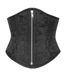 Underbust Black Brocade Corset