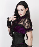Underbust Black Brocade Corset