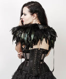 Black Underbust Curvy Corset in Mesh