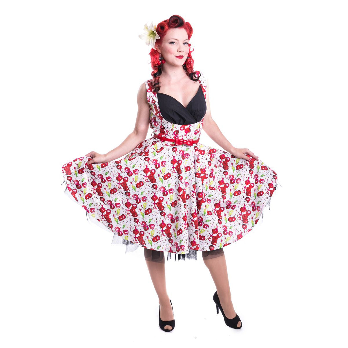 Dana Dress Ladies Summer Cherry – Trivium