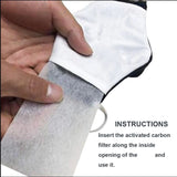 Washable Reusable Fabric Mask Unisex With Pocket-3 & 5 Filters
