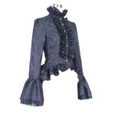 Gothic Blouse with Ruffles