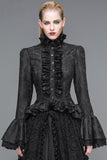 Gothic Blouse with Ruffles