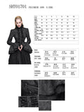 Gothic Blouse with Ruffles