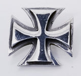 925 Sterling Silver Iron Cross Pendant