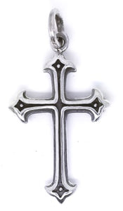 925 Sterling Silver Gothic Cross Pendant