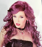 California costumes glamour witch purple Wig