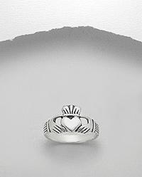 Claddagh 925 Sterling Silver Ring