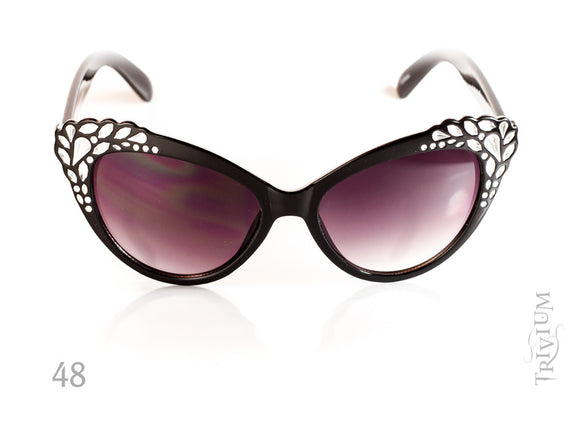 Vintage Cat Eye  Women Sunglasses With Rhinestone