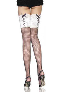 5 Lace Lycra Sheer Stay-Up Thigh High Stockings