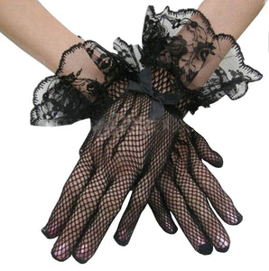 Fancy Fishnet Gloves