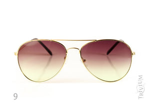 Aviator Metal Frame Lens Sunglasses