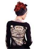 Ouija Black Gardigans Sweaters