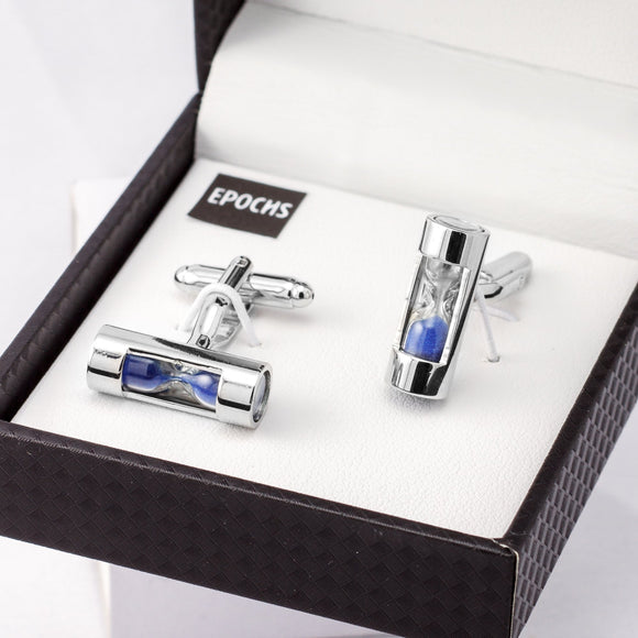 Hourglass Cufflink French Shirt With Gift Box