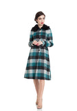 Beatrice Woolly Check Coat