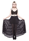 Lydia Maxi Skirt (Black)