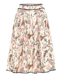 Marienne - Paris Print Vintage Flare Skirt