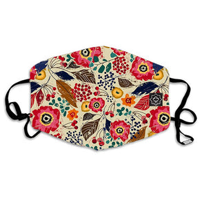 Washable Reusable Fabric Mask Unisex With Pocket-8 & 5 Filters