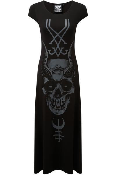 killstar pentagram maxi dress Killstar Mooncult Maxi Dress – Trivium