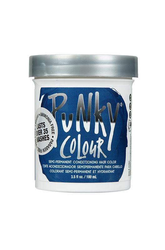 Midnight Blue Punky Colour Semi Permanent Hair Dye