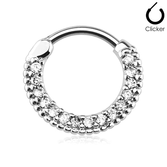 Round Top 316l Surgical Steel  Septum Clickers