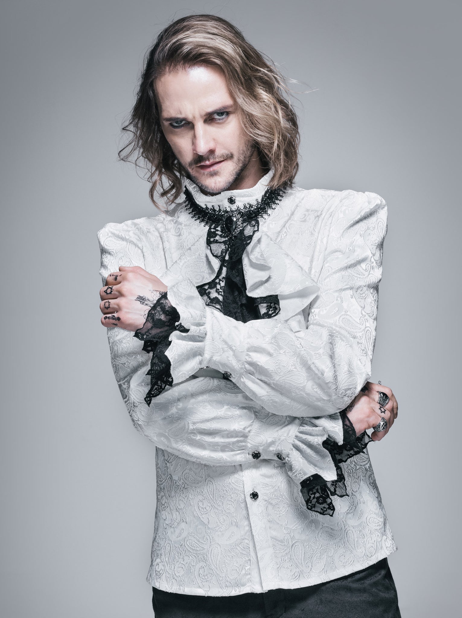 WHITE PALACE STYLE MEN'S GOTHIC SHIRT – Trivium