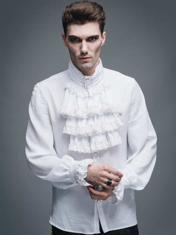 WHITE PALACE STYLE MEN'S GOTHIC SHIRT – Trivium WHITE PALACE STYLE MEN'S GOTHIC SHIRT – Trivium