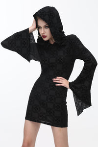 Gothic Witch Dress With Hood