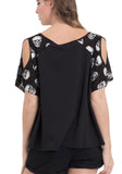 Skull Sleeve Top