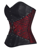 RED AND BLACK GOTHIC OVERBUST CORSET