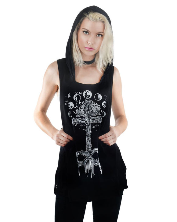 Witch Hood Tank Top - Bad Vibes