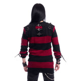 Ammo Gothic Men's Black/Red Sweater