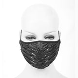 Washable Reusable Gothic Fabric Mask Wet Look Unisex