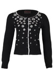 Leticia Rose Embroidery  Cardigan