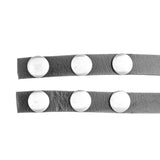 Triple O-Ring Collar PU Leather Choker
